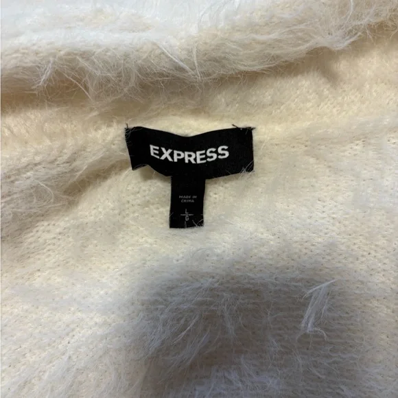 Express Longline Eyelash Texture Cardigan - Picture 5 of 5